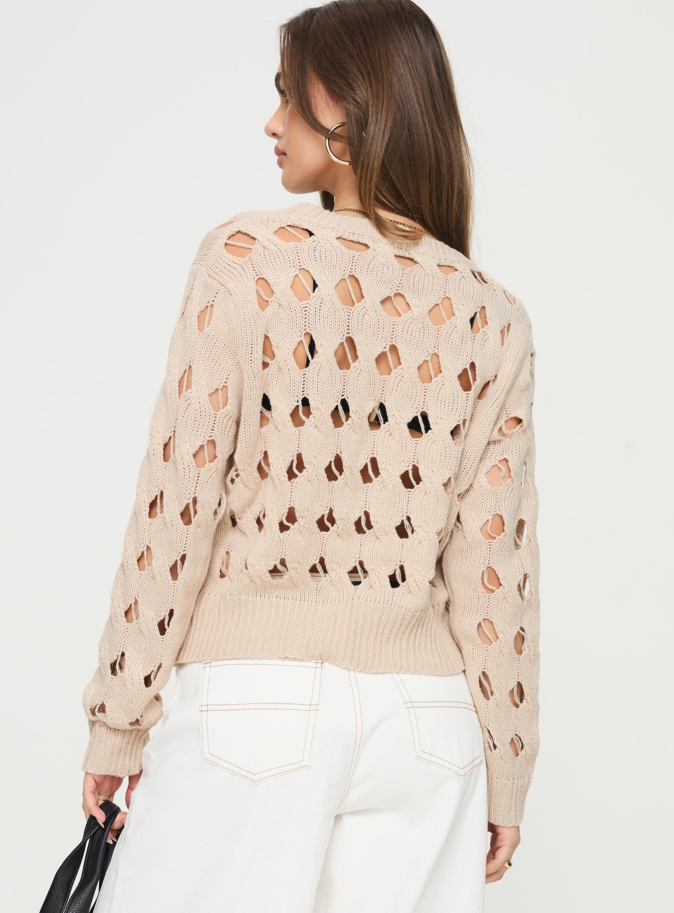 Vega Knit Sweater Beige