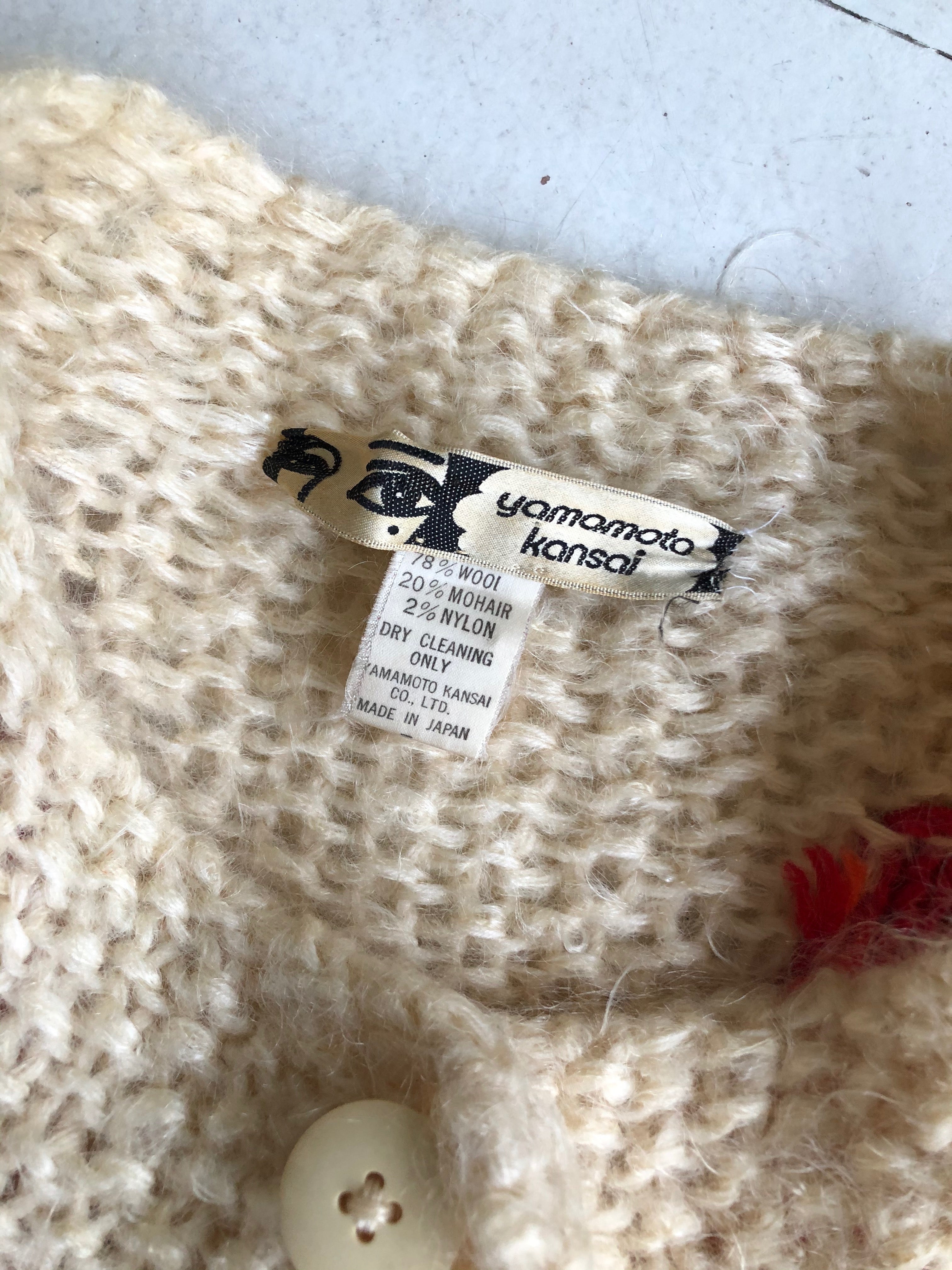 Yamamoto Kansai Wool Sweater Coat